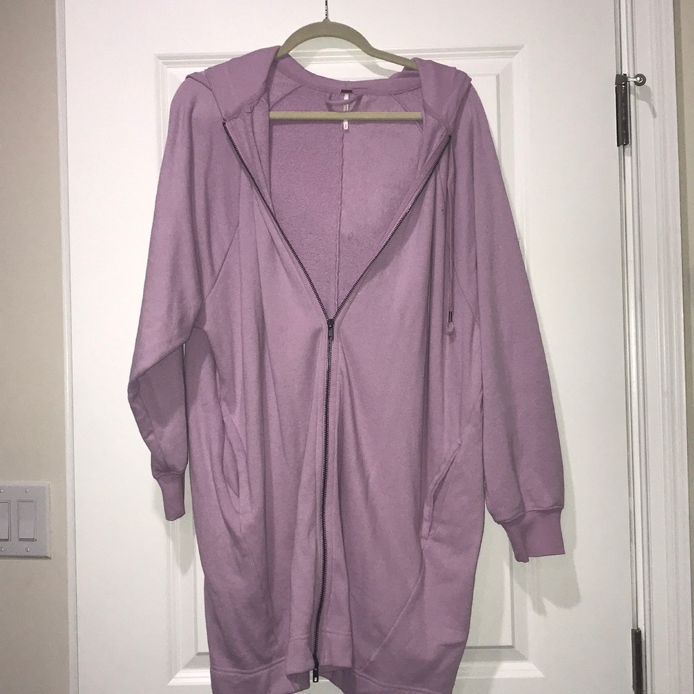 Oversized FP zip up hoodie